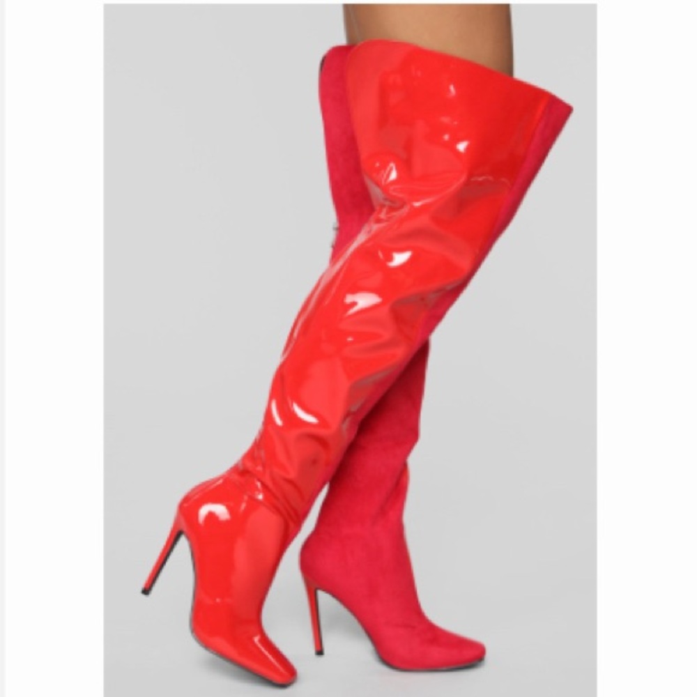 FASHION NOVA HOLY GRAIL HEELED BOOT